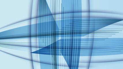 Modern abstract background with diagonal lines or stripes elements and blue color pastel