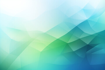 Fond d'&eacute;cran avec style cristal sur d&eacute;grad&eacute; du bleu au vert &raquo; IA g&eacute;n&eacute;rative