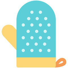 glove flat icon