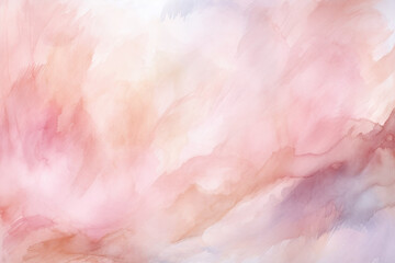 Fototapeta premium Fond d'écran à la peinture aquarelle rose » IA générative