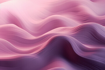 Fototapeta premium Fond d'écran abstrait de vagues roses » IA générative