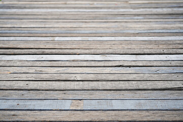 Old grunge wooden pathway texture
