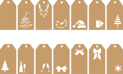Fototapeta premium holiday tags