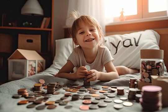 Children Learning to Save Money by Generative AI