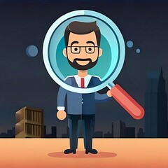 business, cartoon, businessman, vector, people, illustration, person, character, suit, success, idea, concept, boss, money, symbol, work, sign, job, icon, worker, office, manager