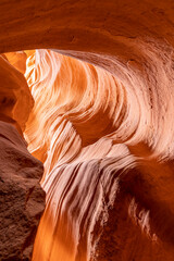 View of Antelope Canyon near Page, Arizona.