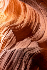 View of Antelope Canyon near Page, Arizona.