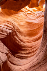View of Antelope Canyon near Page, Arizona.