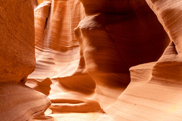 View of Antelope Canyon near Page, Arizona.