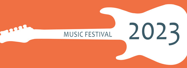 Music festival 2023 banner