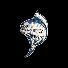 Fototapeta premium a illustration of fish