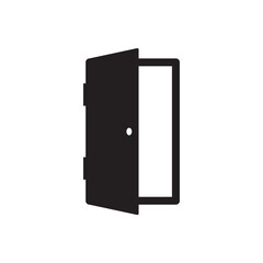 Exit vector icon. Door flat sign design. Door vector icon. Door symbol pictogram. Door line icon. UX UI icon