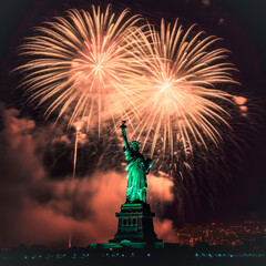 Fototapeta premium Independence Day 4th July USA