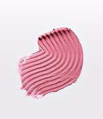 pink lipstick swatch, decorative makeup cosmetic texture