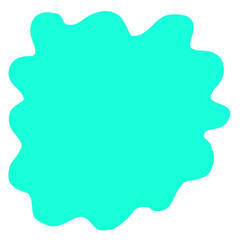 Liquid abstract shapes, flat vector background illustration, modern template, minimal curves design, geometric graphic element, place for text