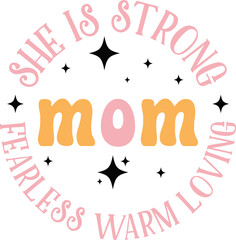 Mom Svg Design, Retro Mom Design, Mother`s Day, Gift For Mom, Mom Svg Design
