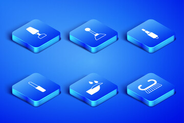 Set Pedicure brush or grater, Milling cutter for manicure, Nail, file, and icon. Vector