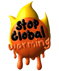 Sun with global warming 