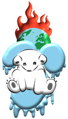 Bear with global warming 