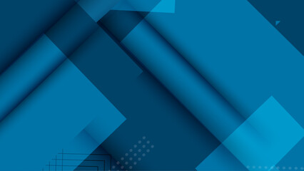 Vector blue abstract background geometry concept