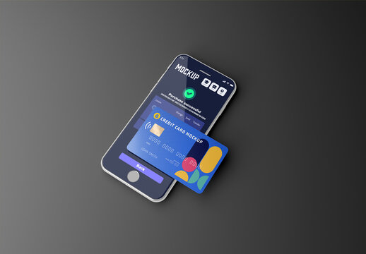 Mobile and Credit Card Mockup