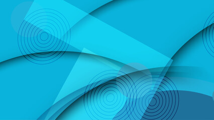 Vector gradient blue geometry background