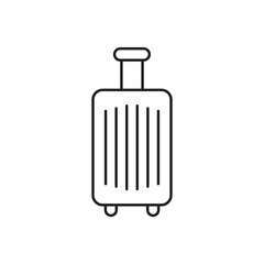 Luggage vector icon. Baggage flat sign design. Travel luggage symbol pictogram. UX UI icon