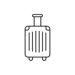 Luggage vector icon. Baggage flat sign design. Travel luggage symbol pictogram. UX UI icon