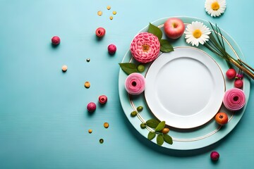 Creating the Perfect Wedding Table: Blank Plates and Beautiful Blooms