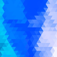 Geometric abstract background. Vector image. polygonal style. Blue triangles. eps 10