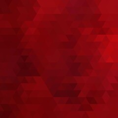 Red triangles - seamless geometric background. Vector illustration, fully editable, you can change the shape and color