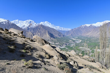 Duikar View Point in Upper Hunza, Gilgit-Baltistan, Pakistan