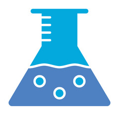 Flask Glyph Two Color Icon