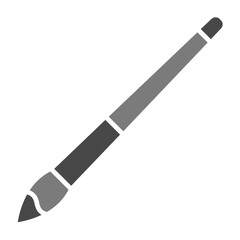 Paint Brush Greyscale Glyph Icon