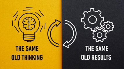 The Same Old Thinking The Same Old Results.