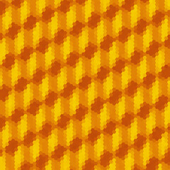 Yellow geometric background. Vector illustration. polygonal style. Hexagons. eps 10