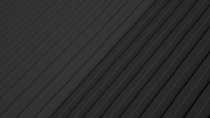 Obraz premium Abstract black background. 3d rendering