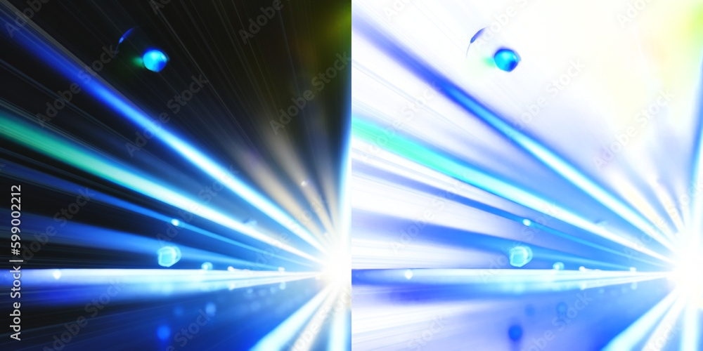 Poster neon light leak, lens flare and prism overlay. great as graphic resource for screen or add layer sty