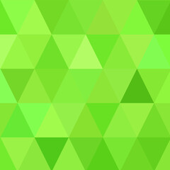 Fototapeta na wymiar Vector hexagon pattern. Geometric abstract background with simple green triangle elements. Medical, technology or science design.