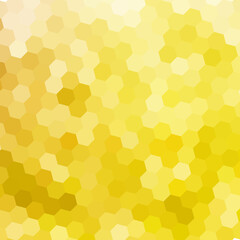Yellow hexagon background. Color Vector illustration. eps 10