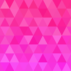 Light Red vector triangle mosaic template. Shining illustration, which consist of triangles. Completely new design for your business. eps 10