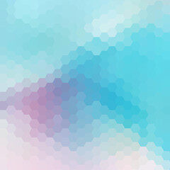 Blue geometric background. polygonal style. Sample. Layout. Hexagons. eps 10