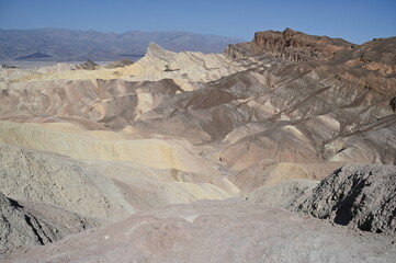 Zabriskie Point is a part of the Amargosa Range located east of Death Valley in Death Valley...