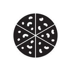 Pizza vector icon. Sliced Pizza flat sign design. Pizza symbol pictogram. UX UI icon