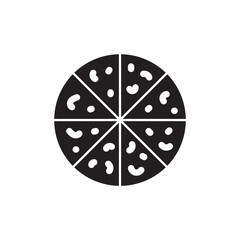 Pizza vector icon. Sliced Pizza flat sign design. Pizza symbol pictogram. UX UI icon