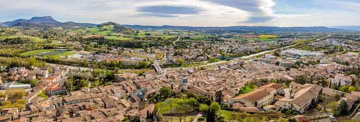 Panorama de Crest depuis la Tour