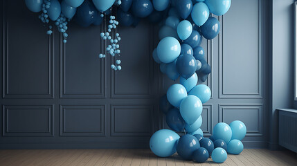 decoração com balões para festa de aniversário casamento, fundo para fotos
