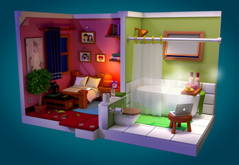 Interior of the house