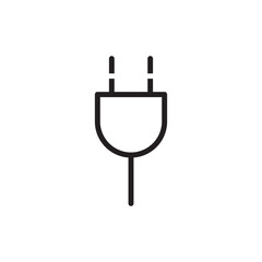 Plug vector icon. Plug flat sign design. Plug symbol pictogram. UX UI icon