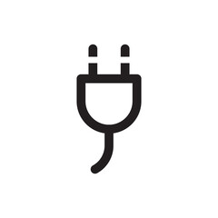 Plug vector icon. Plug flat sign design. Plug symbol pictogram. UX UI icon
